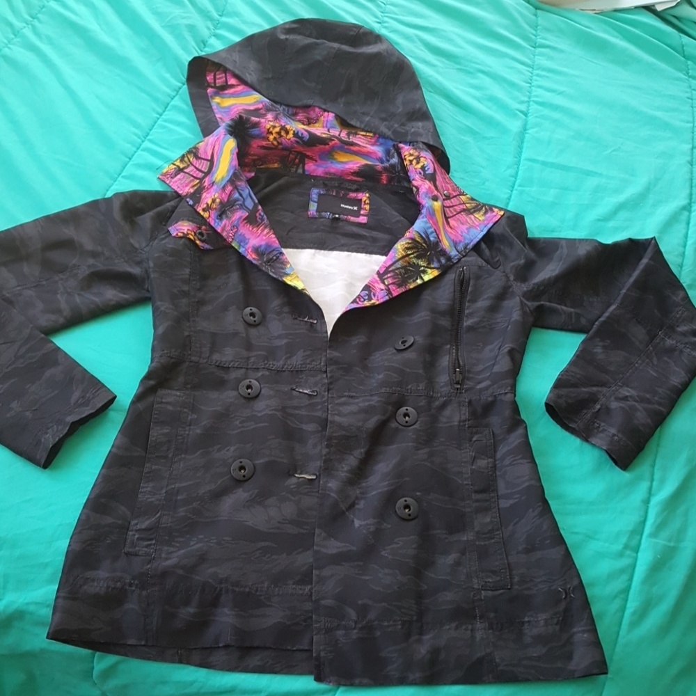 Hurley lightweight rain jacket